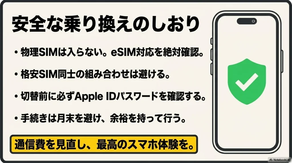 iPhone 17 × 格安SIM 乗り換え完全攻略ガイド 安全な乗り換えのための最終チェックリスト